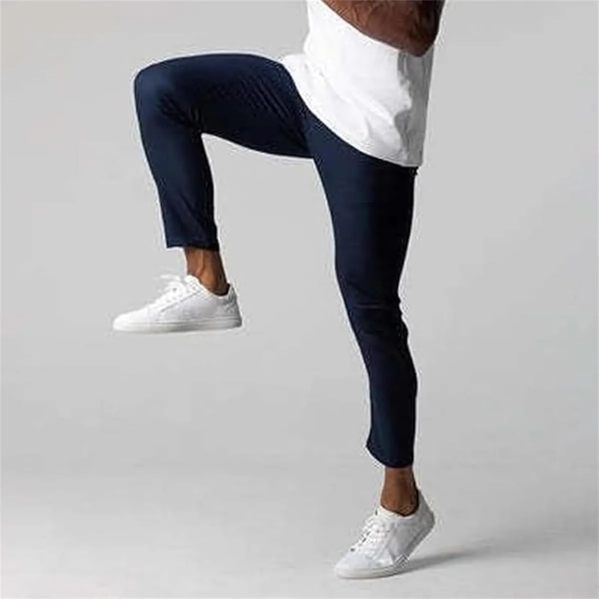 Bizgent Active Chinos, Chinos Pants Men Slim Fit Active Khaki Pants Mens, Elasticity Slim Fit Chinos Pants for Men