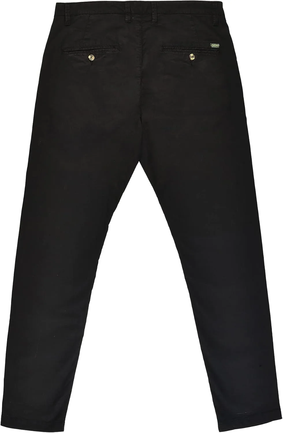 CHARBONNIER Mens Slim fit Chinos Pants, Flat Front Design and Back Buttoned Pockets, Comfortable Mens Pants for Casual wear