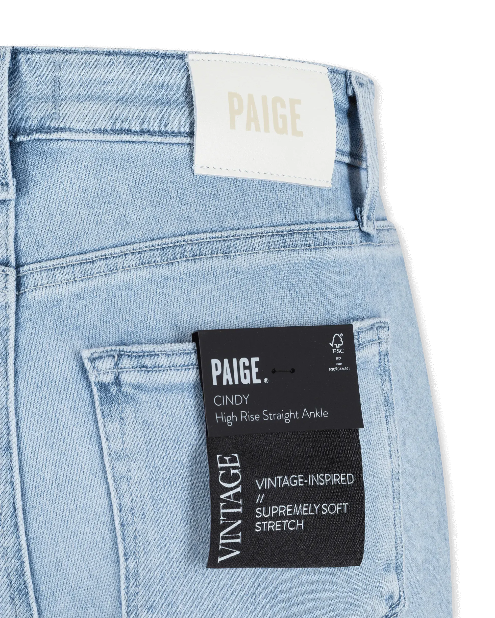 Cindy Stellar Hem Ultra High-Rise Jeans