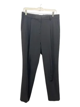 COS Size 6 Black Polyester High Rise Cropped Straight Pants