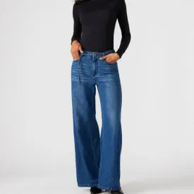 Dark Wash Wide Leg Jeans