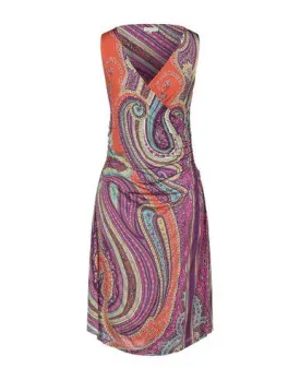 Etro Women Knee-length dress Orange 12 UK