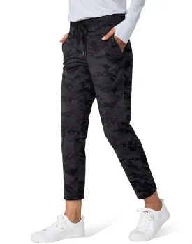 G Gradual Women's Pants with Deep Pockets 7/8 Stretch Ankle Sweatpants for Golf, Athletic, Lounge, Travel, Work