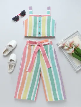 Girls Cotton Top with Palazzo