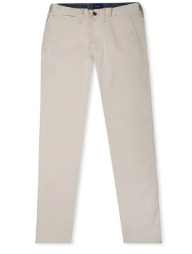 Hallden Slim Fit Twill Chinos Putty