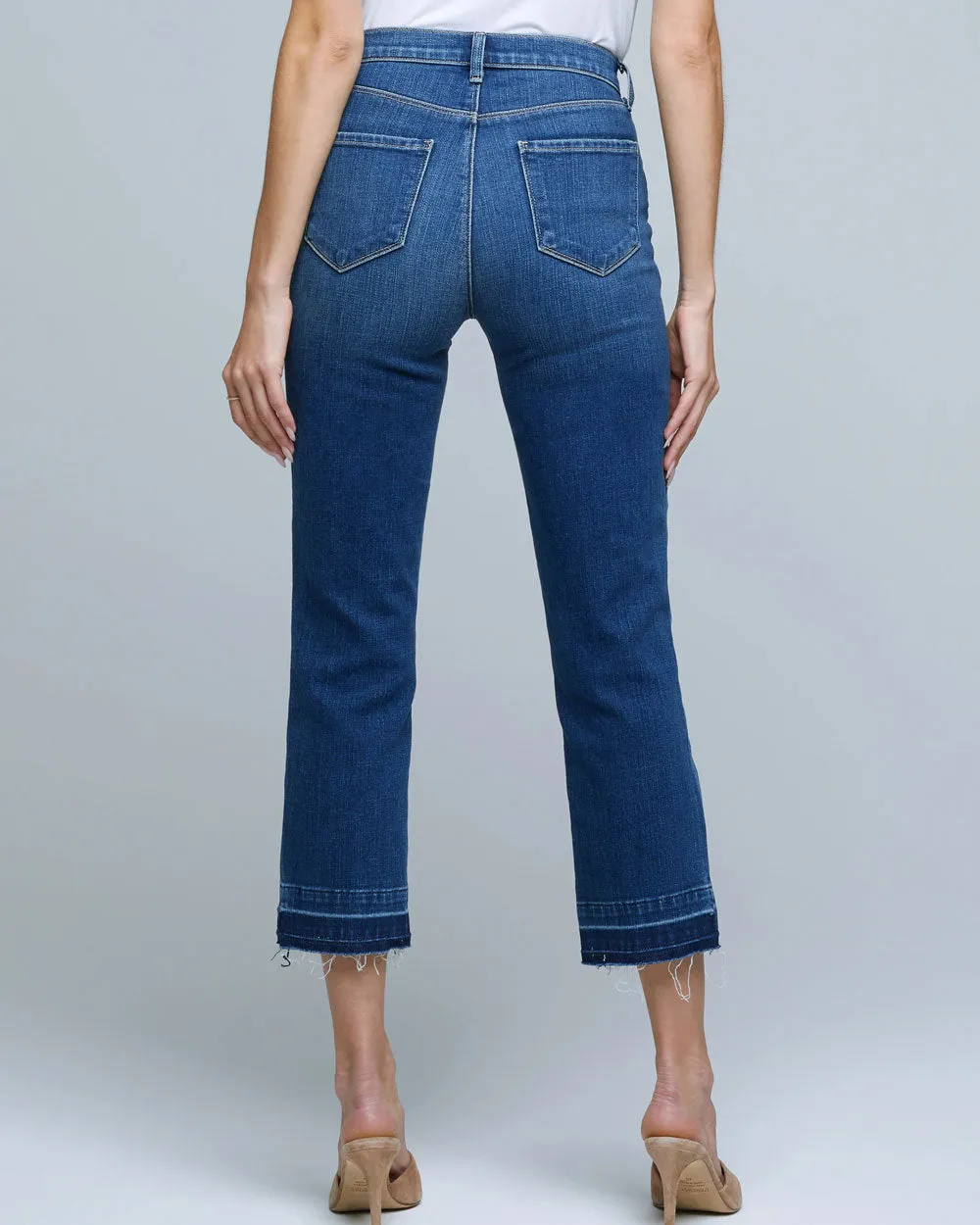 Harris High Rise Crop Cigarette Jean in Talledega