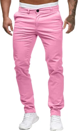 Jeans for Men Slim Fit Skinny Stretch Comfy Jeans Denim Pants Casual Straight Leg Full Length Trousers with Pocket