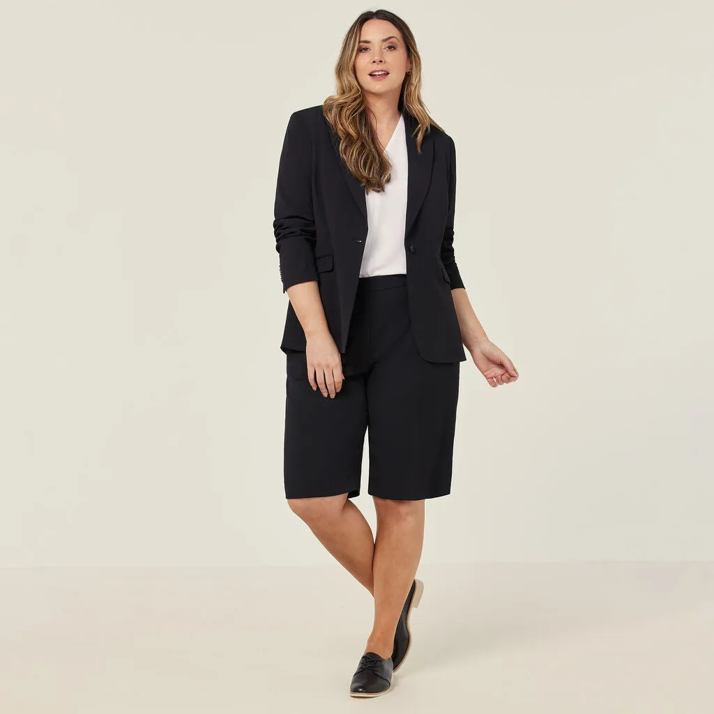 NNT Uniforms Crepe Stretch Waist, Relaxed Knee Length Short (CAT3YE)