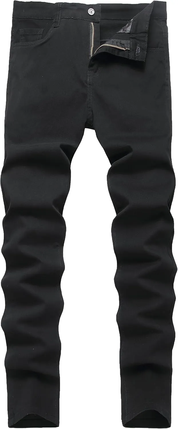 Plaid Pants for Men, Mens Skinny Stretch Slim fit Chinos Golf Business Dress Casual Pants