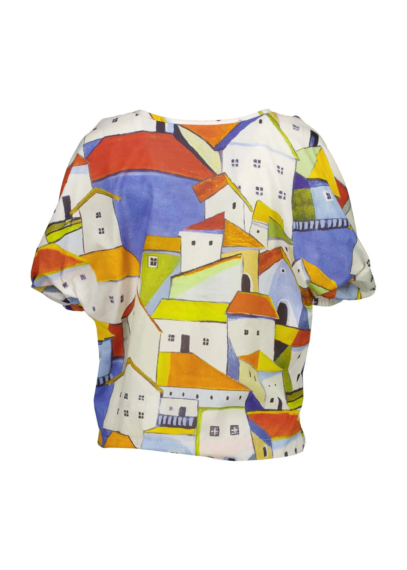 Pueblito Camisa Orange in Cotton