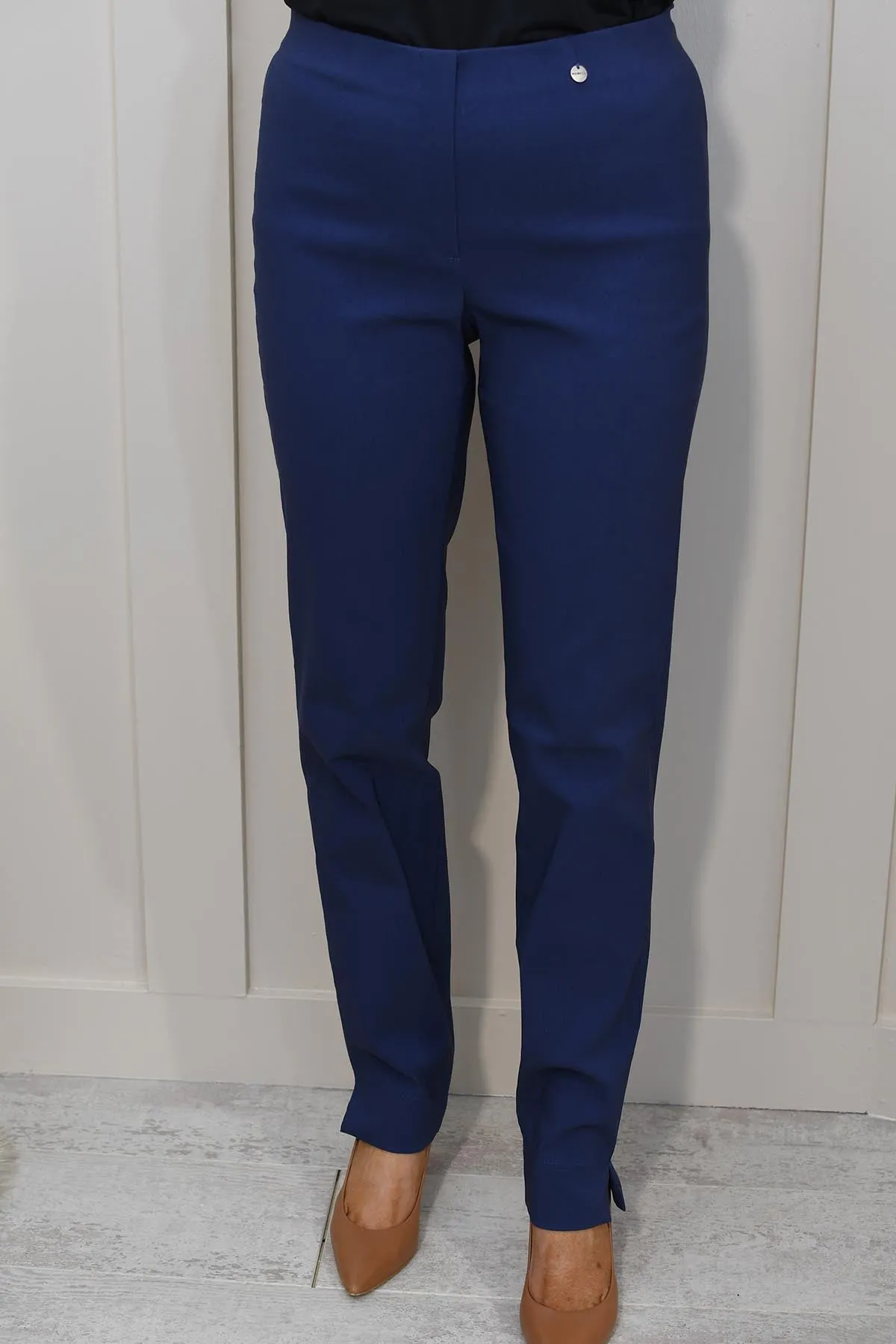 Robell Marie Full Length Trousers Air Force Blue 68- 51412 5499 68