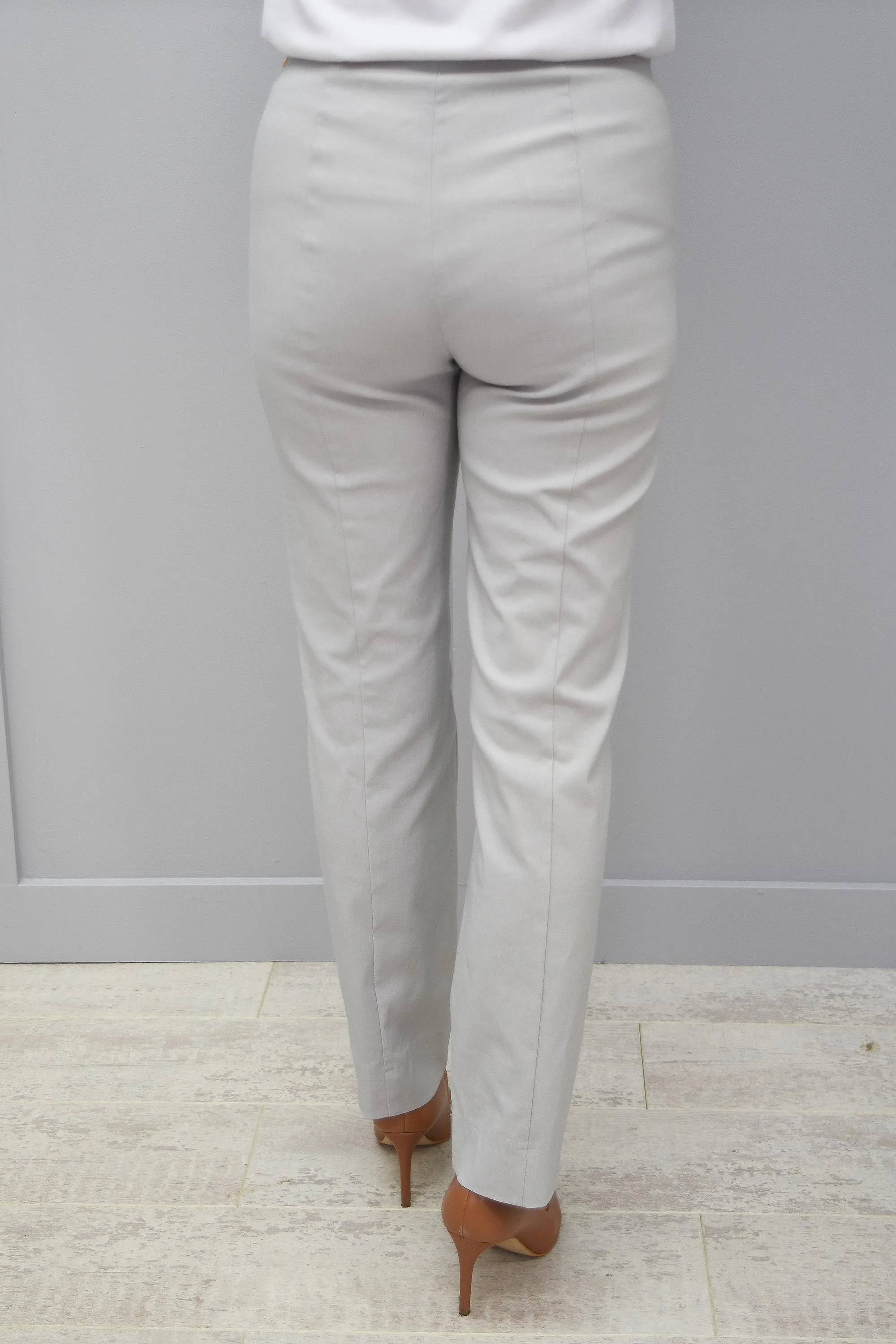 Robell Marie Silver Grey Petite 29" Trousers  - 51412 5499 92K