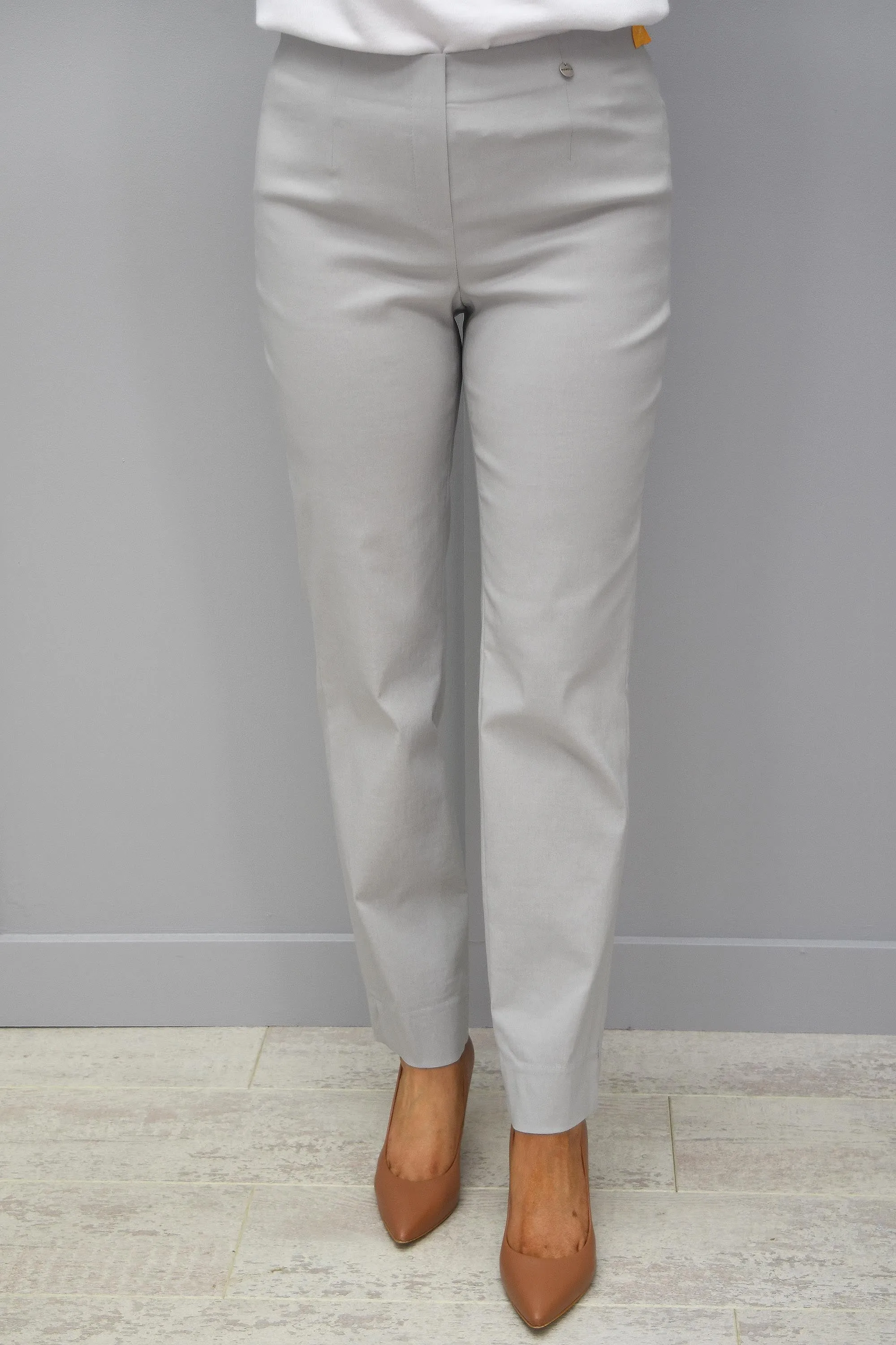 Robell Marie Silver Grey Petite 29" Trousers  - 51412 5499 92K