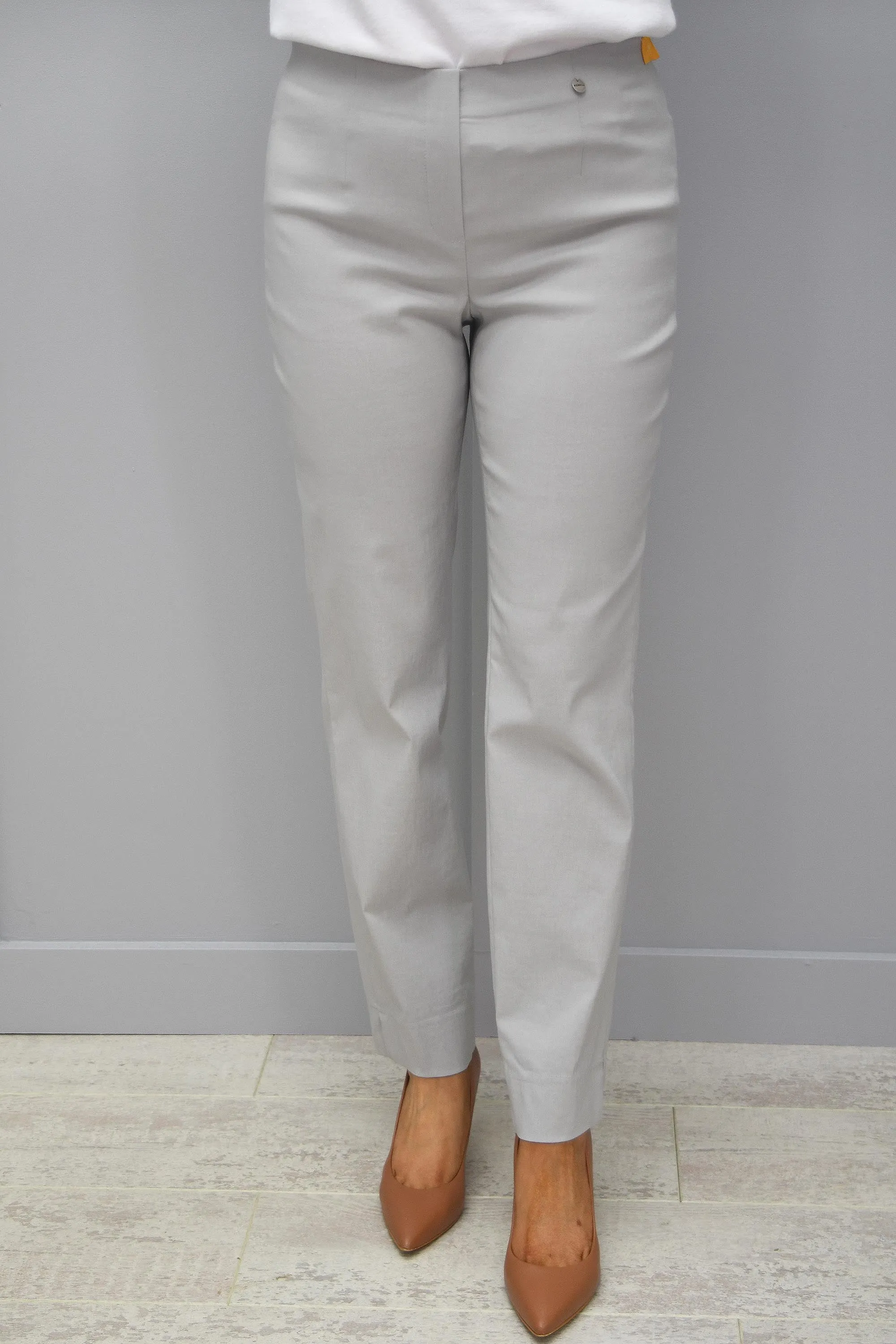 Robell Marie Silver Grey Petite 29" Trousers  - 51412 5499 92K