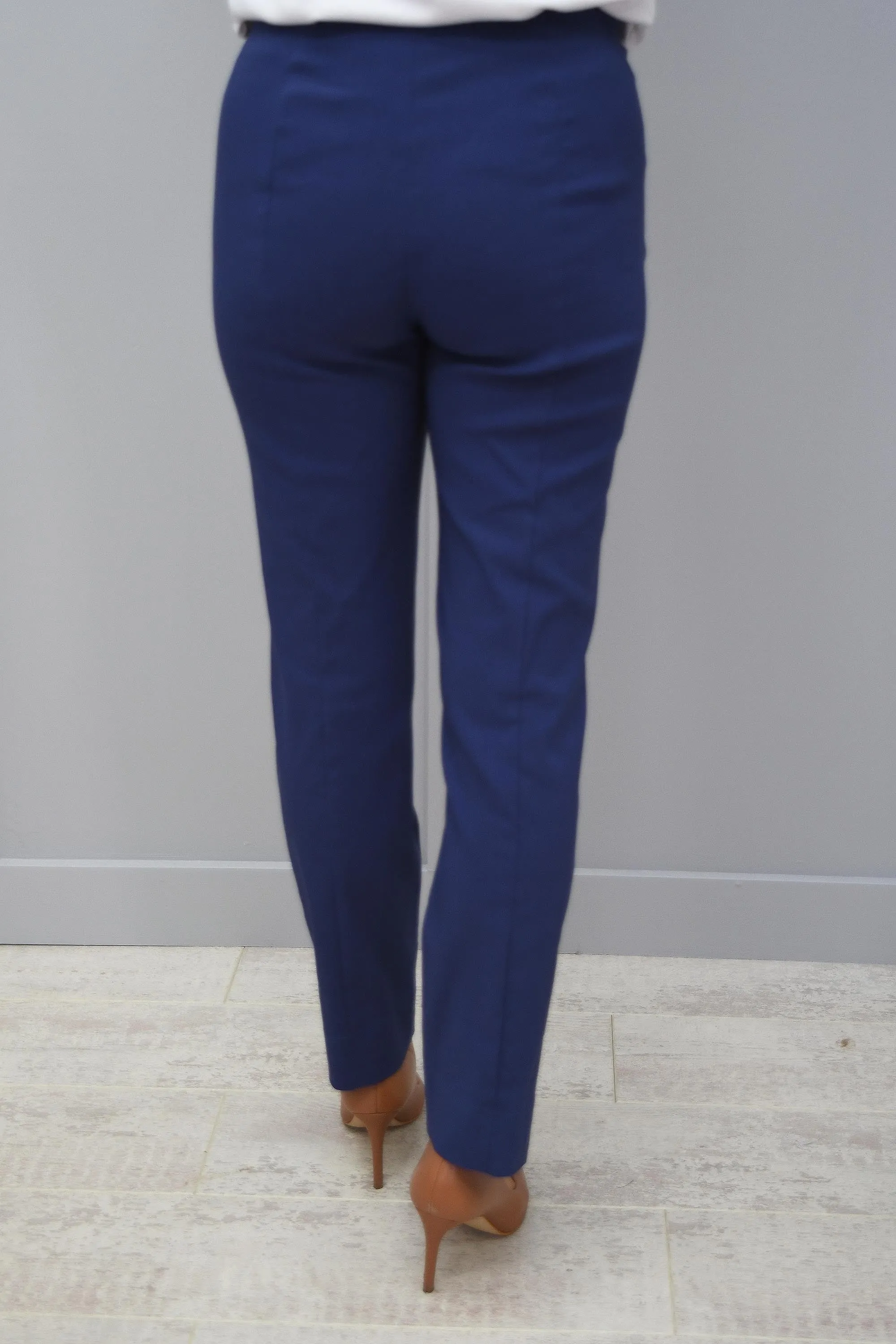 Robell Marie Trousers Air Force Blue Petite 29" - 51412 5499 68K
