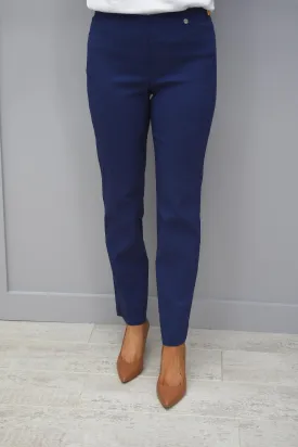 Robell Marie Trousers Air Force Blue Petite 29" - 51412 5499 68K