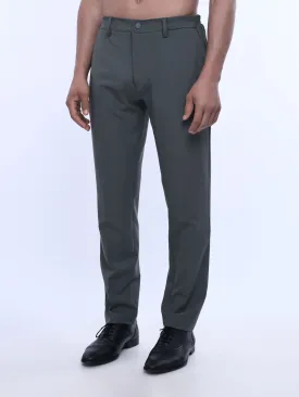 Soft Handle Tailored Dark Grey Trousers
