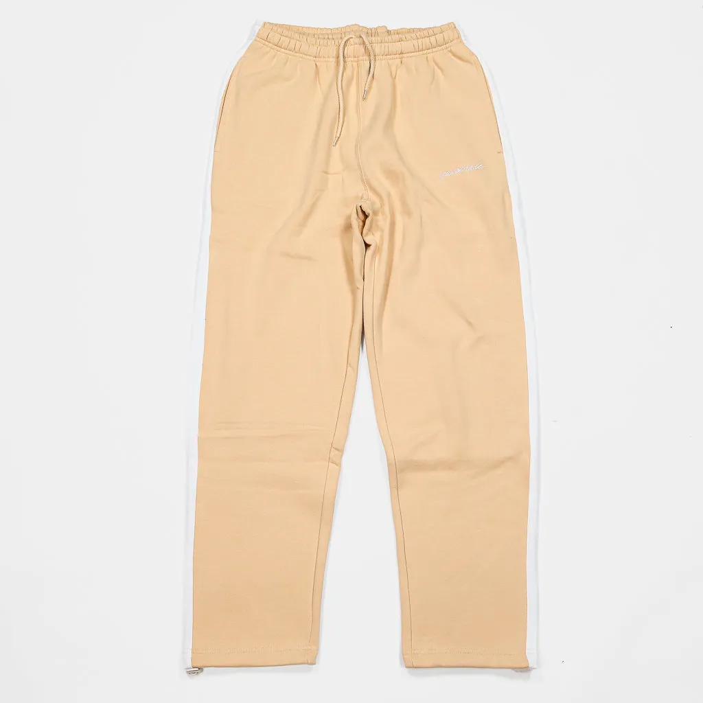 Yardsale - 2-Tone Track Bottoms - Lemon / White